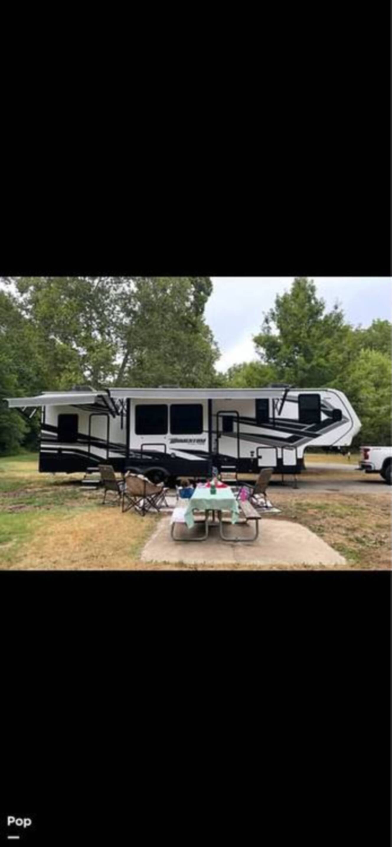 A photo of this 2022 Grand Design Momentum 351M