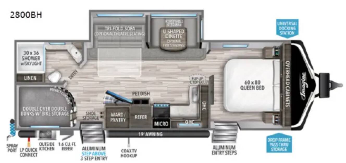 A photo of this 2021 Grand Design IMAGINE 2800BH