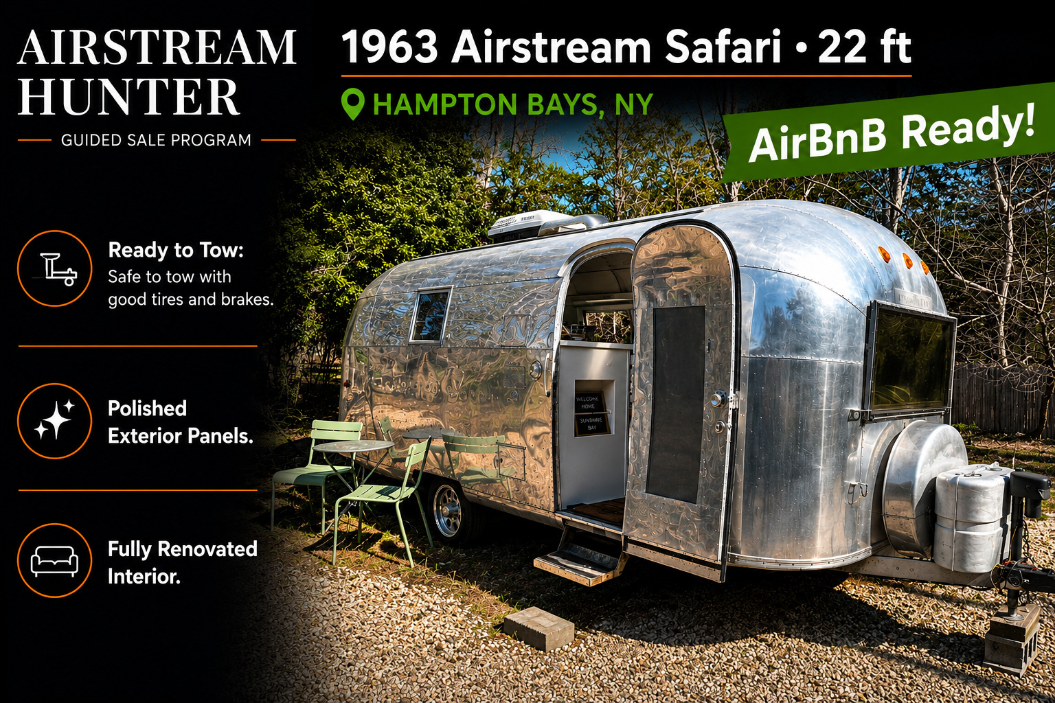 1963 Airstream SAFARI 22 in hampton bays NY