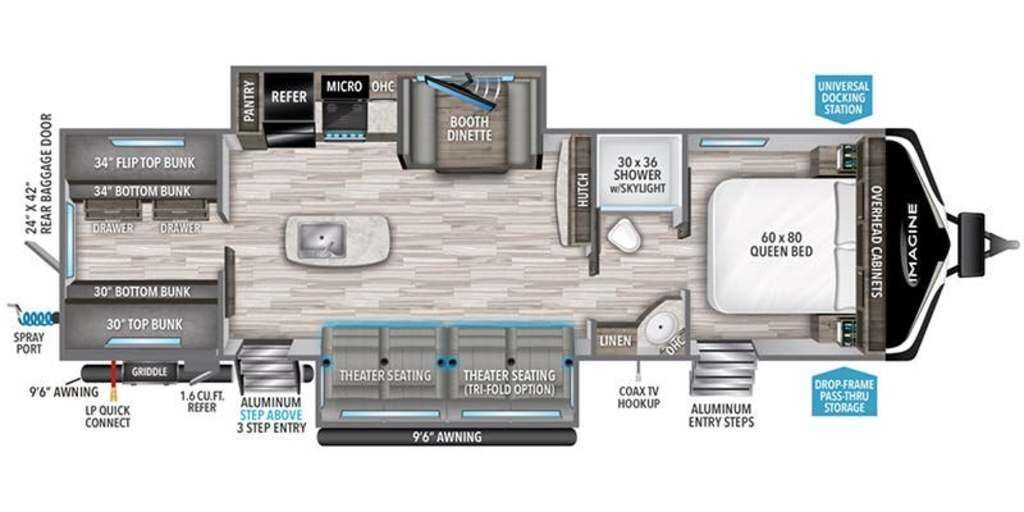 A photo of this 2023 Grand Design Imagine 3210BH