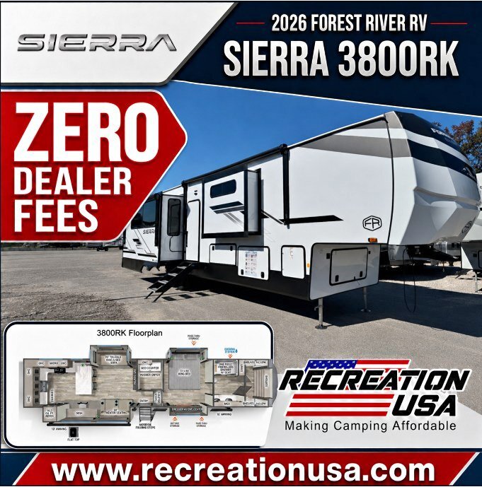 2026 Forest River Rv Sierra 3800RK in myrtle beach SC