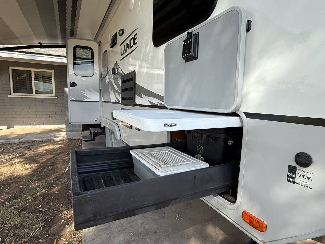 A photo of this 2021 Lance 1685 TRAVEL TRAILER