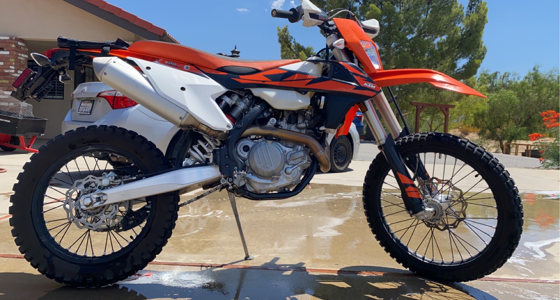 2018 KTM 500 EXC-F Dual Sport motorcycle