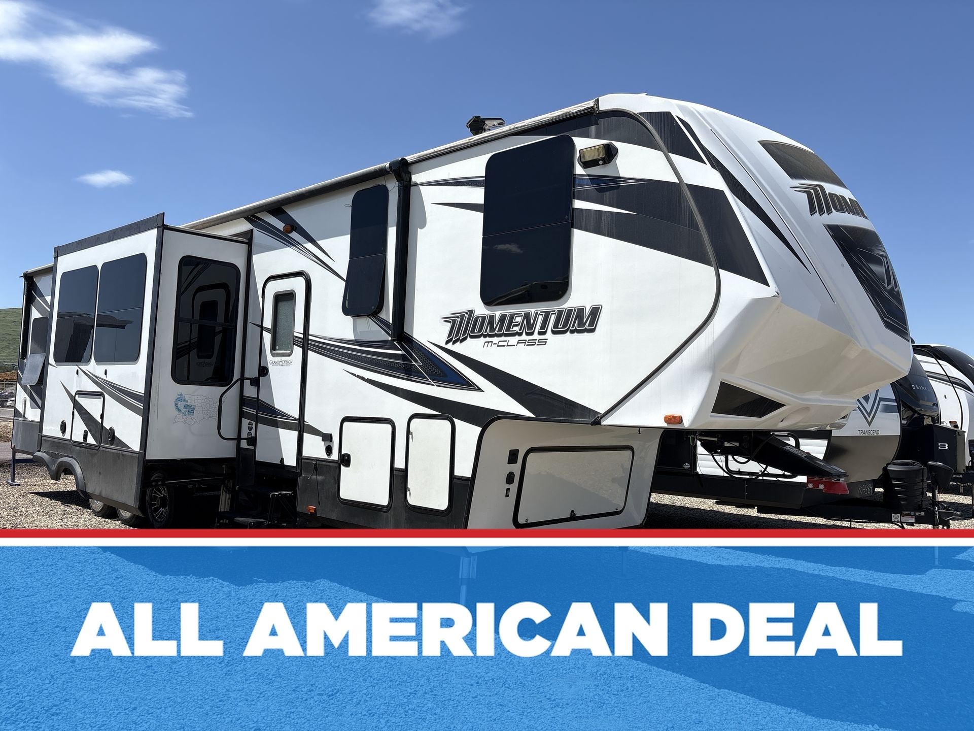 2017 Grand Design Momentum M-Class M-388M Fifth Wheel Toy Hauler RV