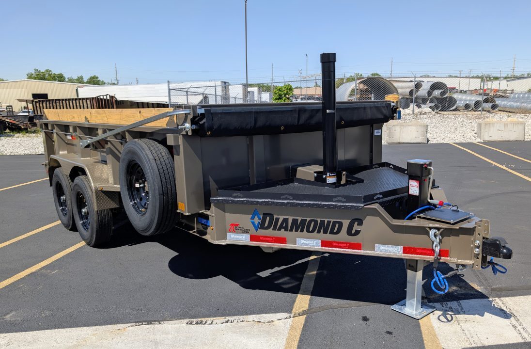 2026 Diamond C Trailers LPT-207 14' Telescopic, 15.5K (GVWR) in O Fallon, MO