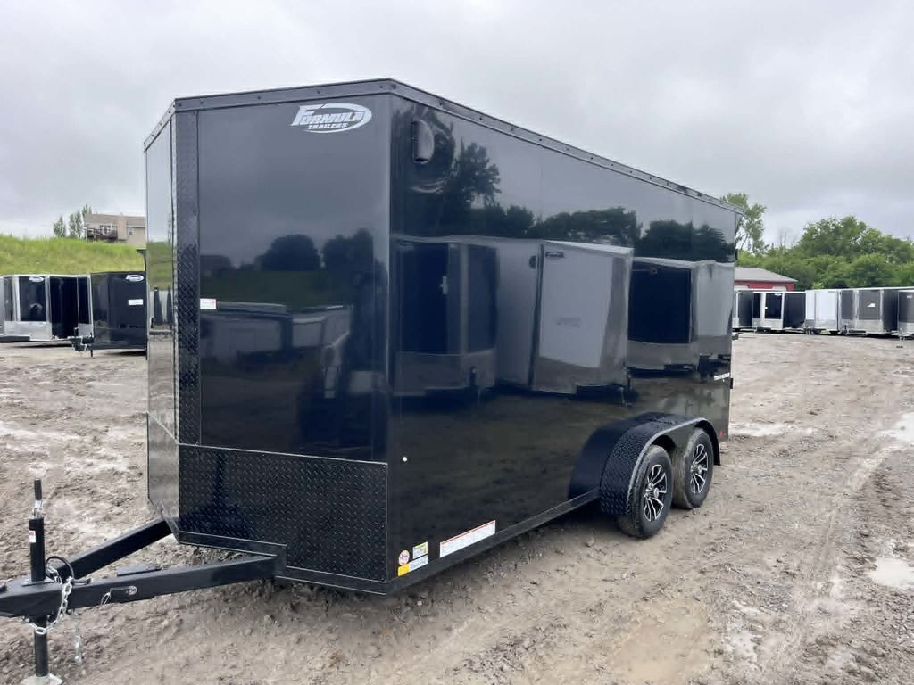 2026 Formula Traverse 7' x 16' Tandem Axle Enclosed Cargo Trailer in Saint Joseph, MO