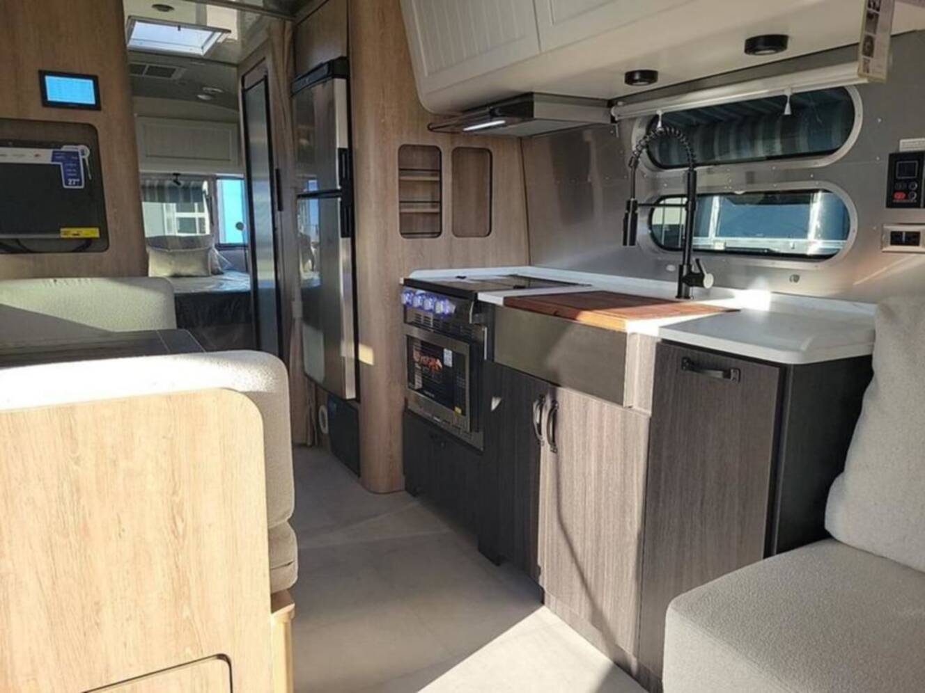 A photo of this 2025 Airstream Pottery Barn® Special Edition 28RB