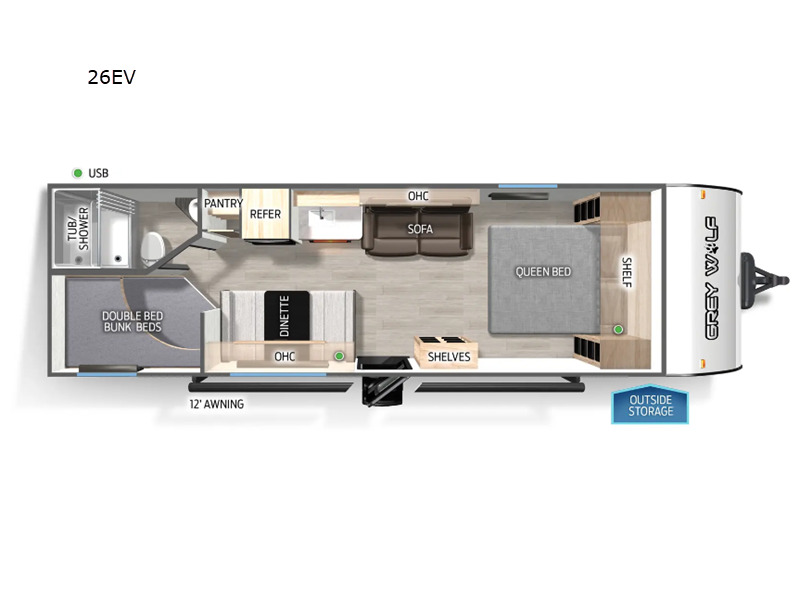 2026 Forest River Rv Cherokee Grey Wolf 26EV in longview TX