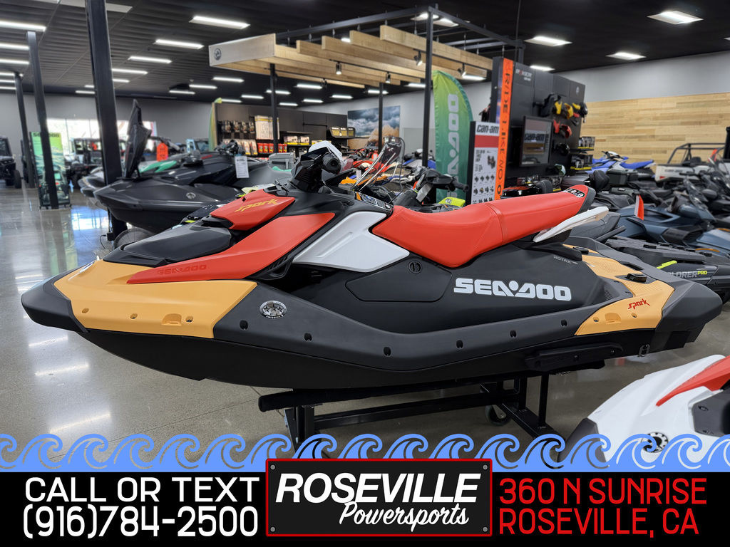 2026 Sea-Doo Spark For 3 Rotax 900 ACE - 90 CONV With IBR FOR 3 - 90 in roseville CA