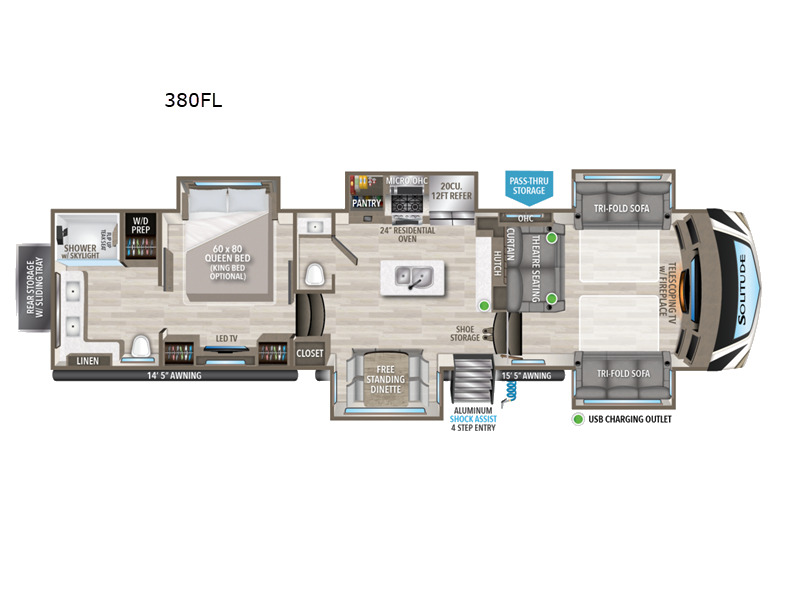 2024 Grand Design Solitude 380FL in gardner KS