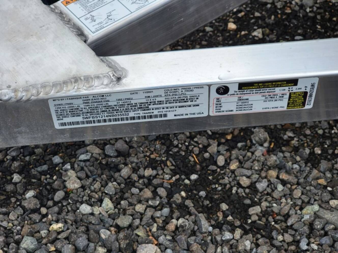 A photo of this 2022 Alcom PFS101X12P