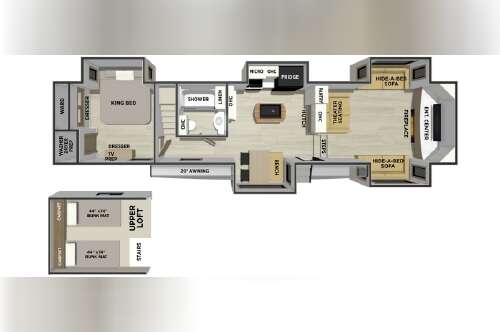 2027 Forest River Sandpiper 3990FL in lakeview OH