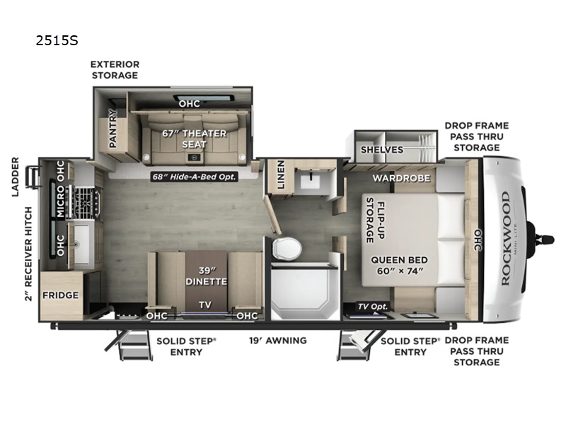 2027 Forest River Rv Rockwood Mini Lite 2515S in deerwood MN
