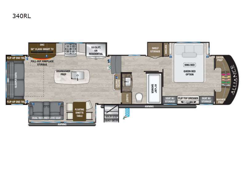 2022 Alliance Rv Paradigm 340RL in cleveland TX