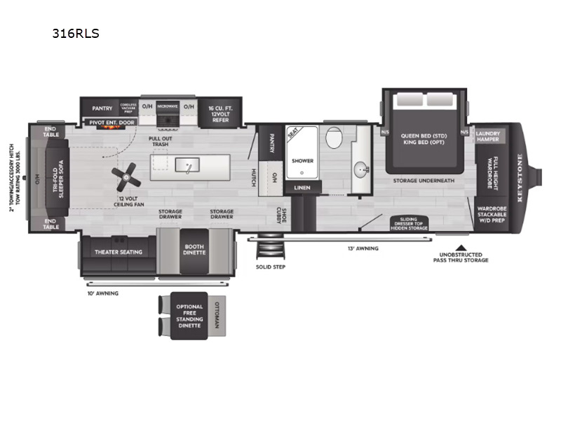 2027 Keystone Rv Cougar 316RLS in lorena TX