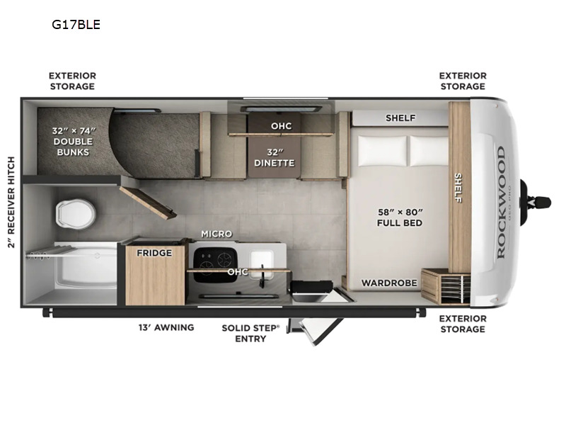 2027 Forest River Rv Rockwood GEO Pro G17BLE in turlock CA