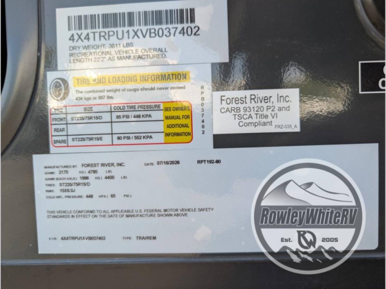 A photo of this 2027 Forest River Rv R Pod RP-192