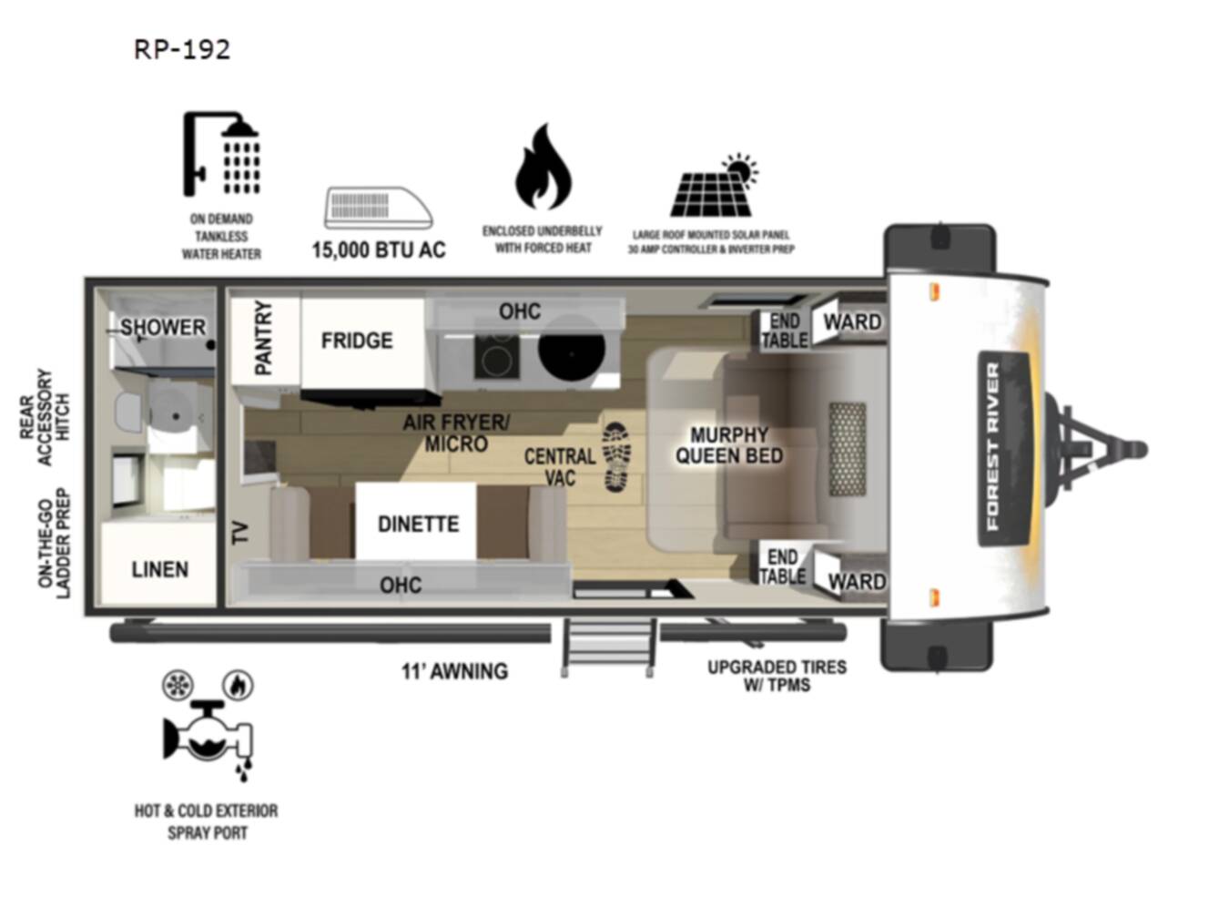 A photo of this 2027 Forest River Rv R Pod RP-192