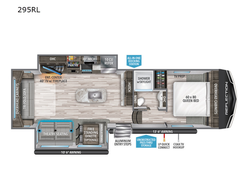 A photo of this 2022 Grand Design Reflection 150 Series 295RL