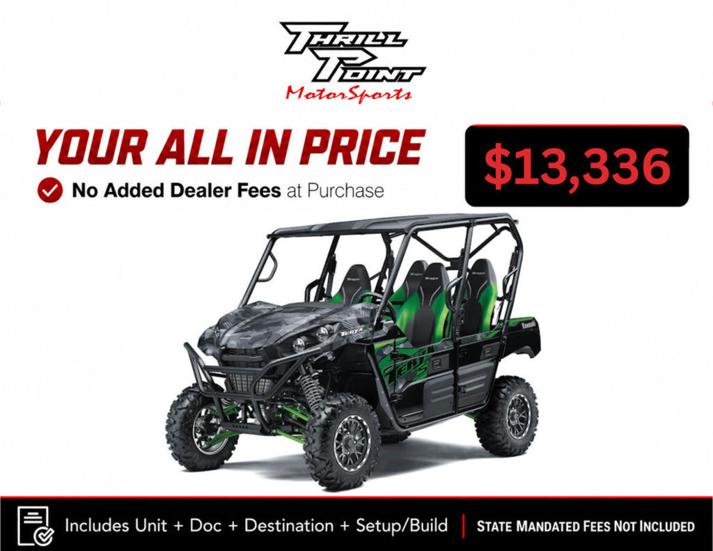 2025 Kawasaki Teryx4 S LE Cypher Camo Gray Recreation / Sport ATV