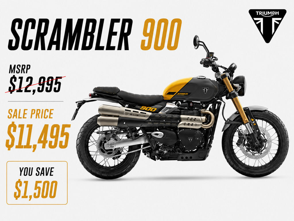 2026 Triumph Scrambler 900 Mineral grey BASE in Pompano Beach, FL