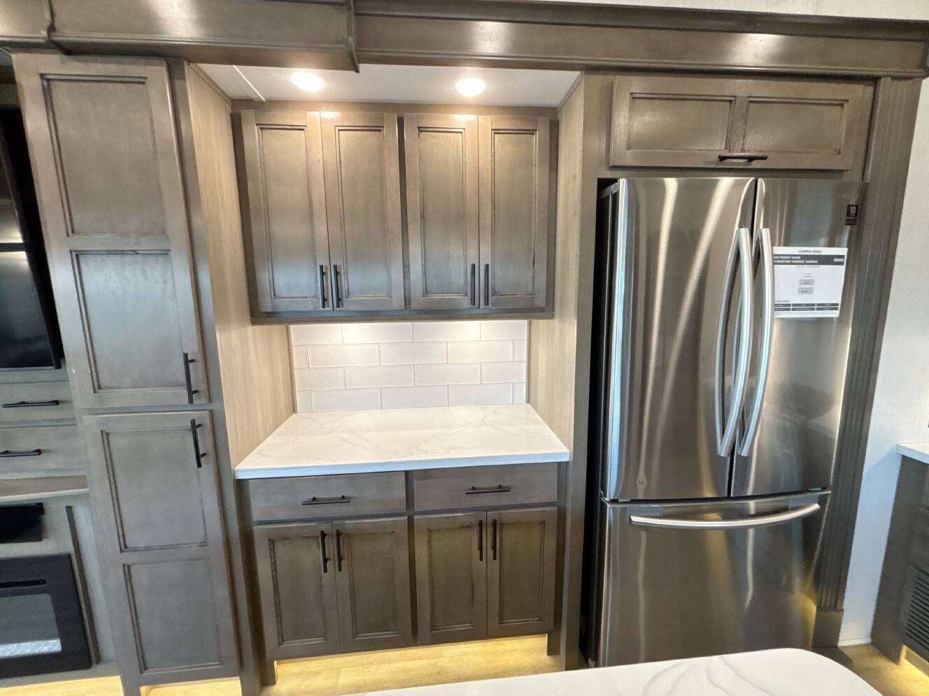 A photo of this 2021 Forest River RIVERSTONE RESERVE 3410PMK