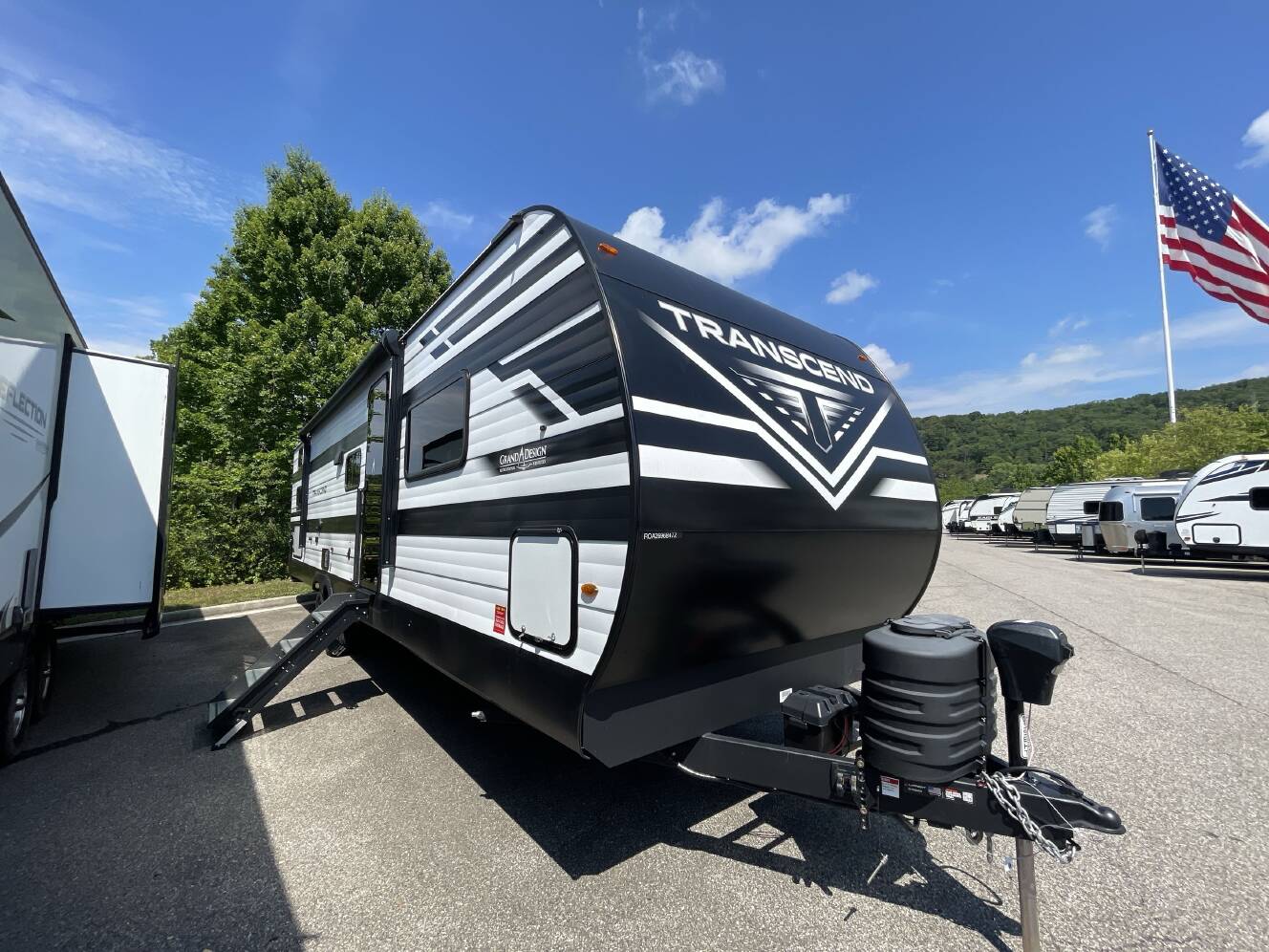 A photo of this 2026 Grand Design TRANSCEND 335BHT