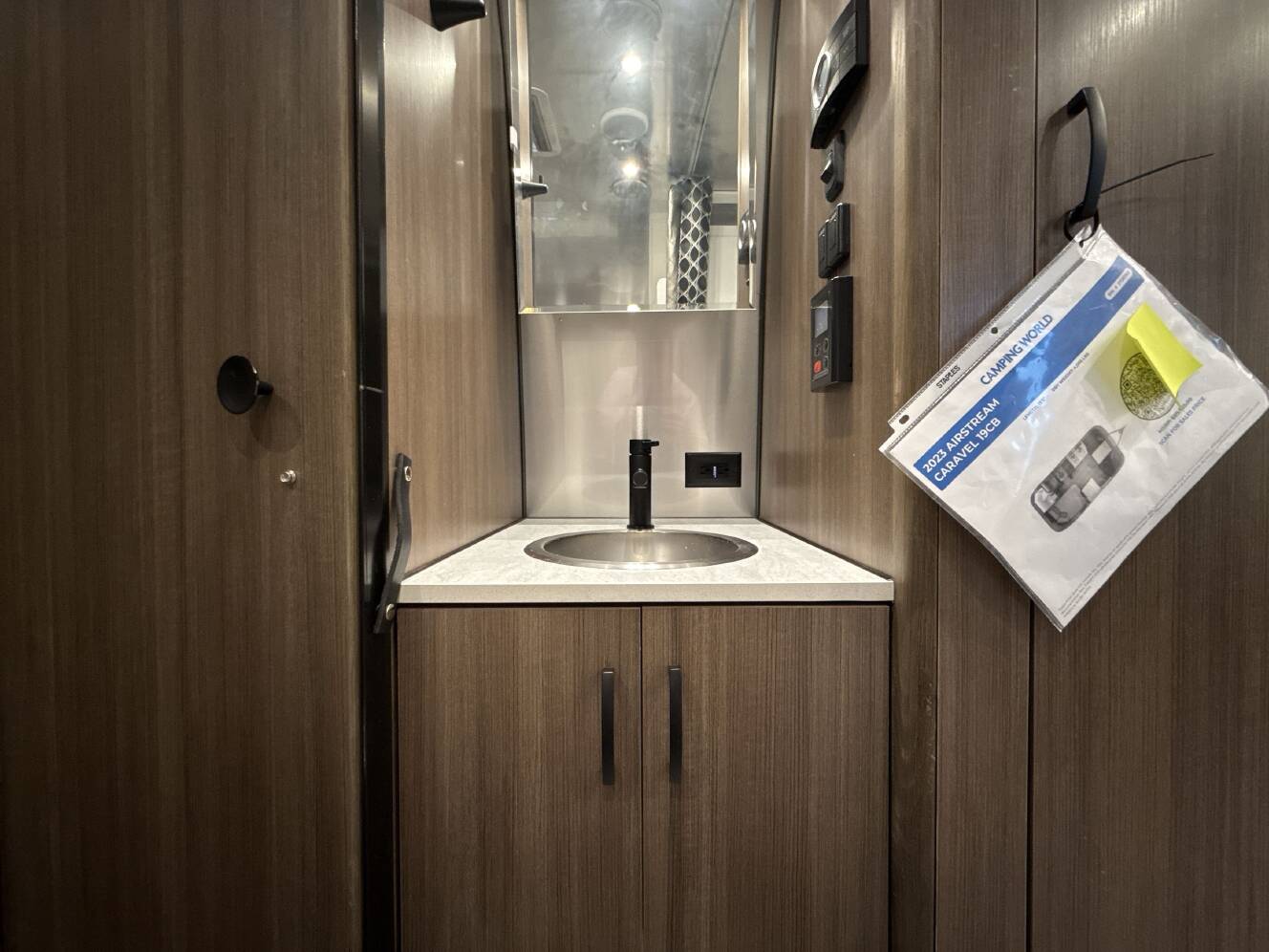 A photo of this 2023 Airstream CARAVEL 19CB
