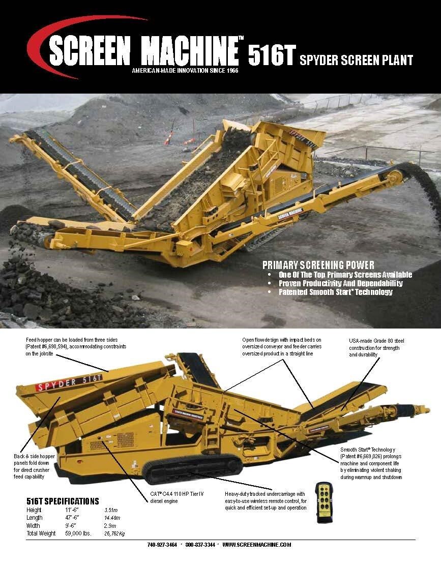 2024 SCREEN MACHINE SPYDER 516T in Springfield, MO