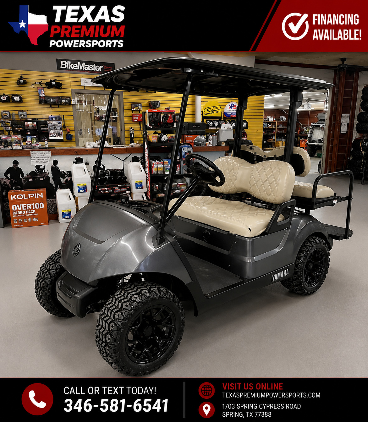 2023 Yamaha DRIVE 2 ELECTRIC GOLF CART (LITHIUM ION)` PTV ELECTRIC in spring TX