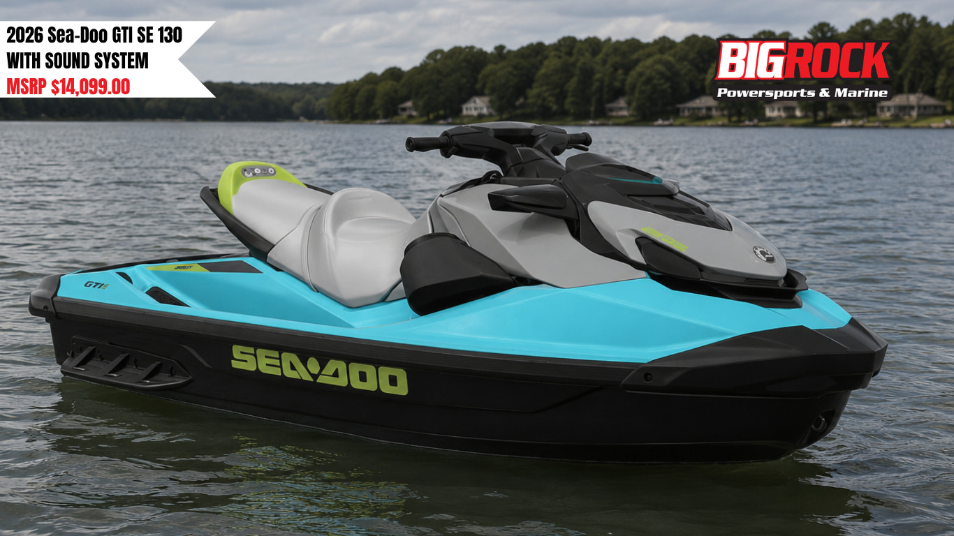 2026 Sea-Doo GTI SE 130 WITH SOUND SYSTEM 130 SE in Rocky Mount, NC