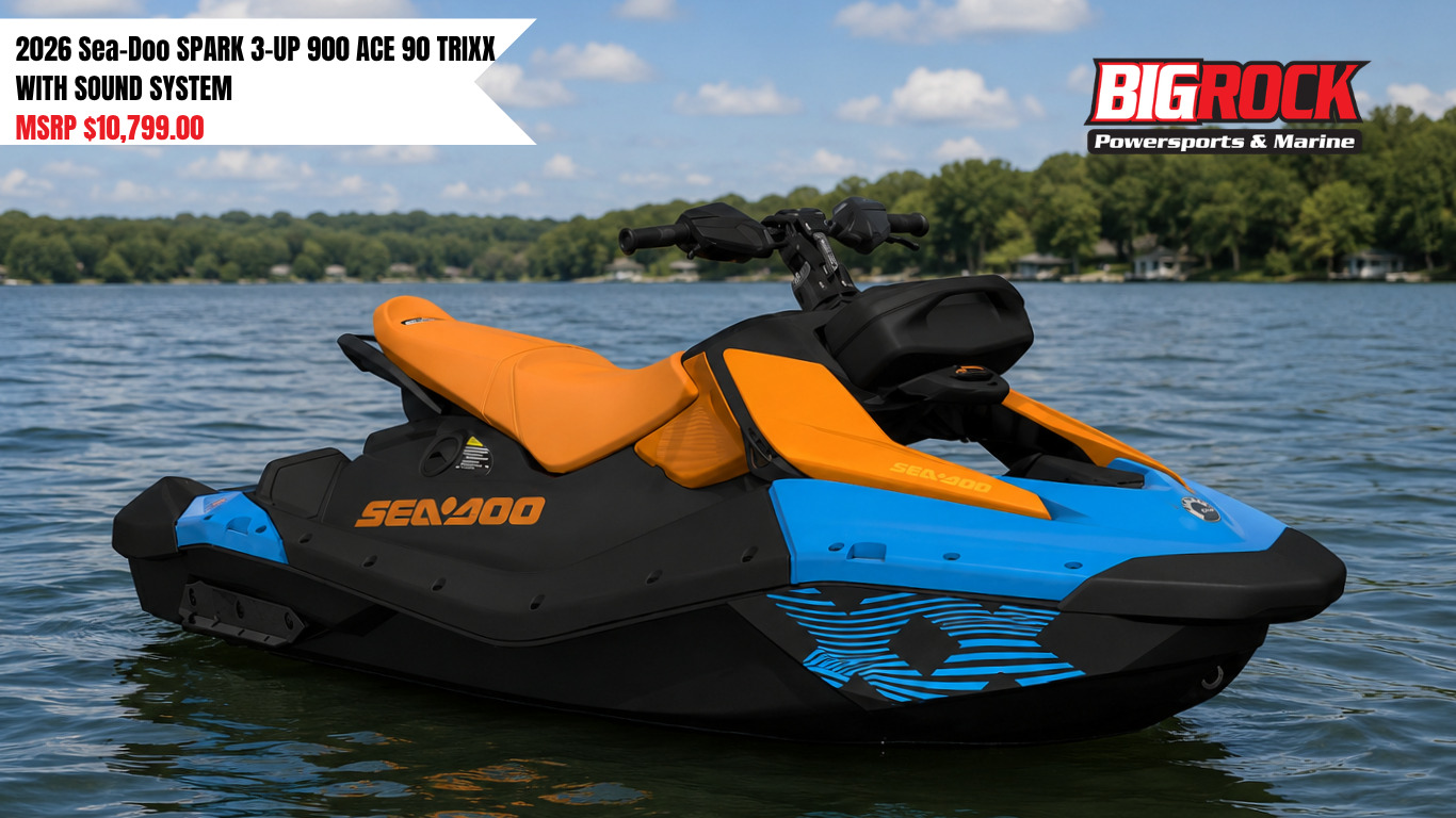 2026 Sea-Doo SPARK 3-UP 900 ACE 90 TRIXX WITH SOUND SYSTEM in rocky mount NC