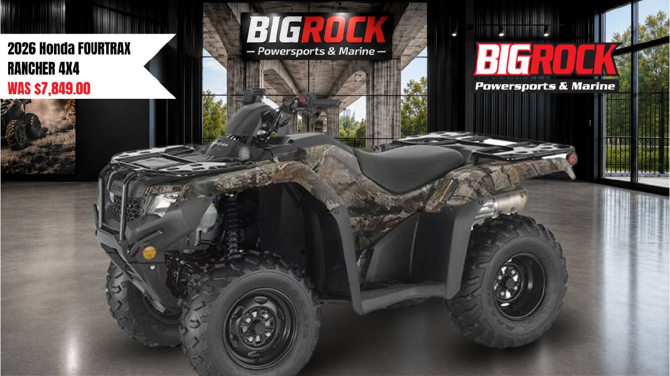 A photo of this 2026 Honda FOURTRAX RANCHER 4X4