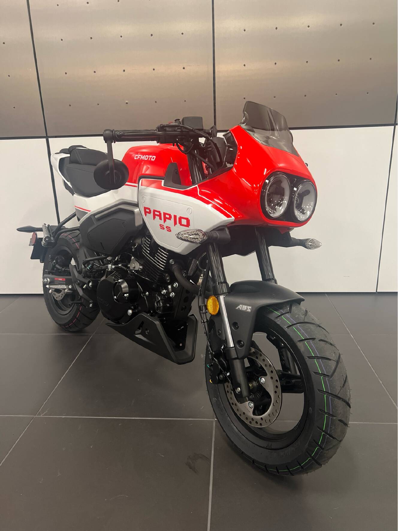 A photo of this 2025 CFMOTO Papio SS