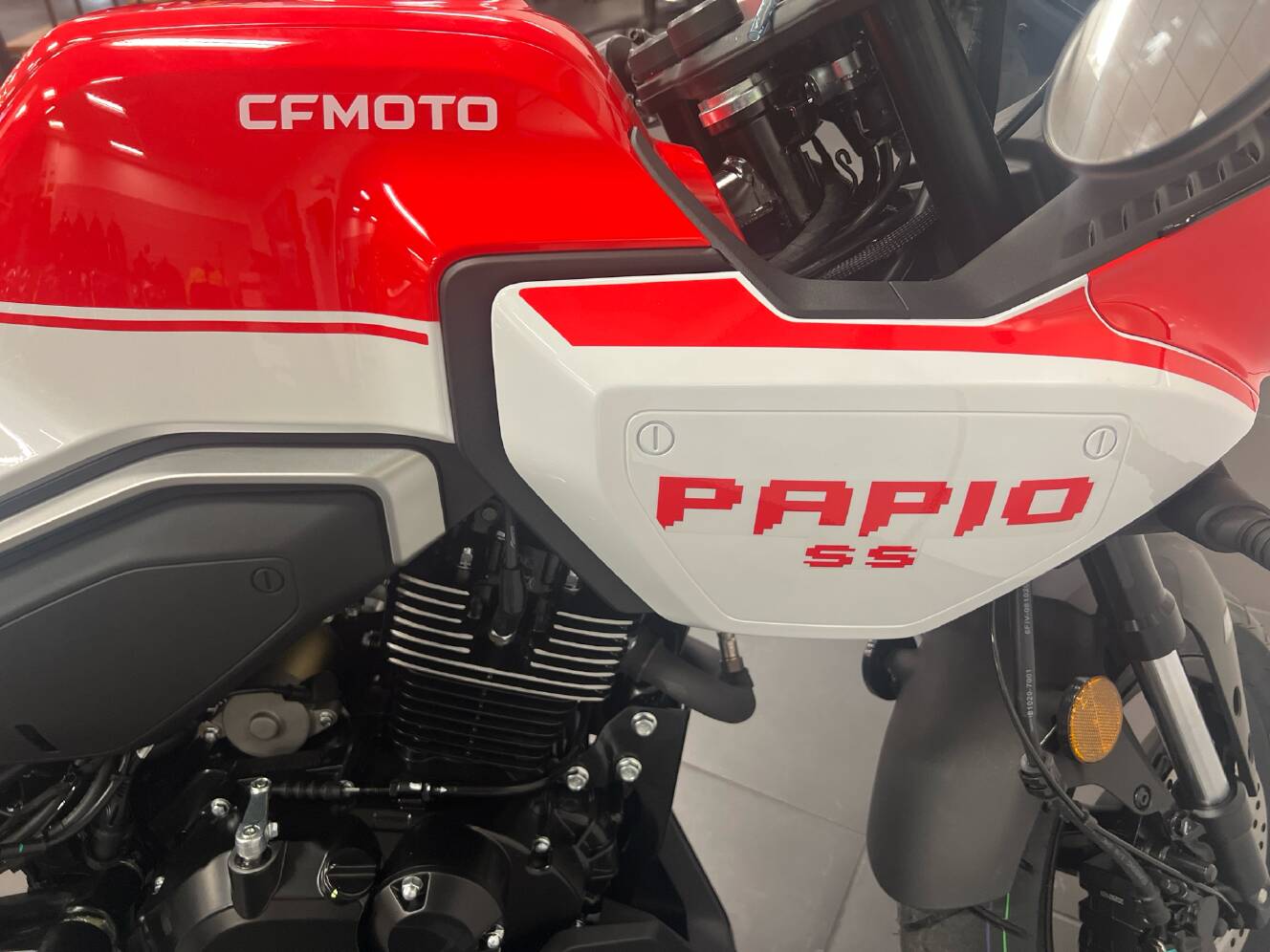 A photo of this 2025 CFMOTO Papio SS