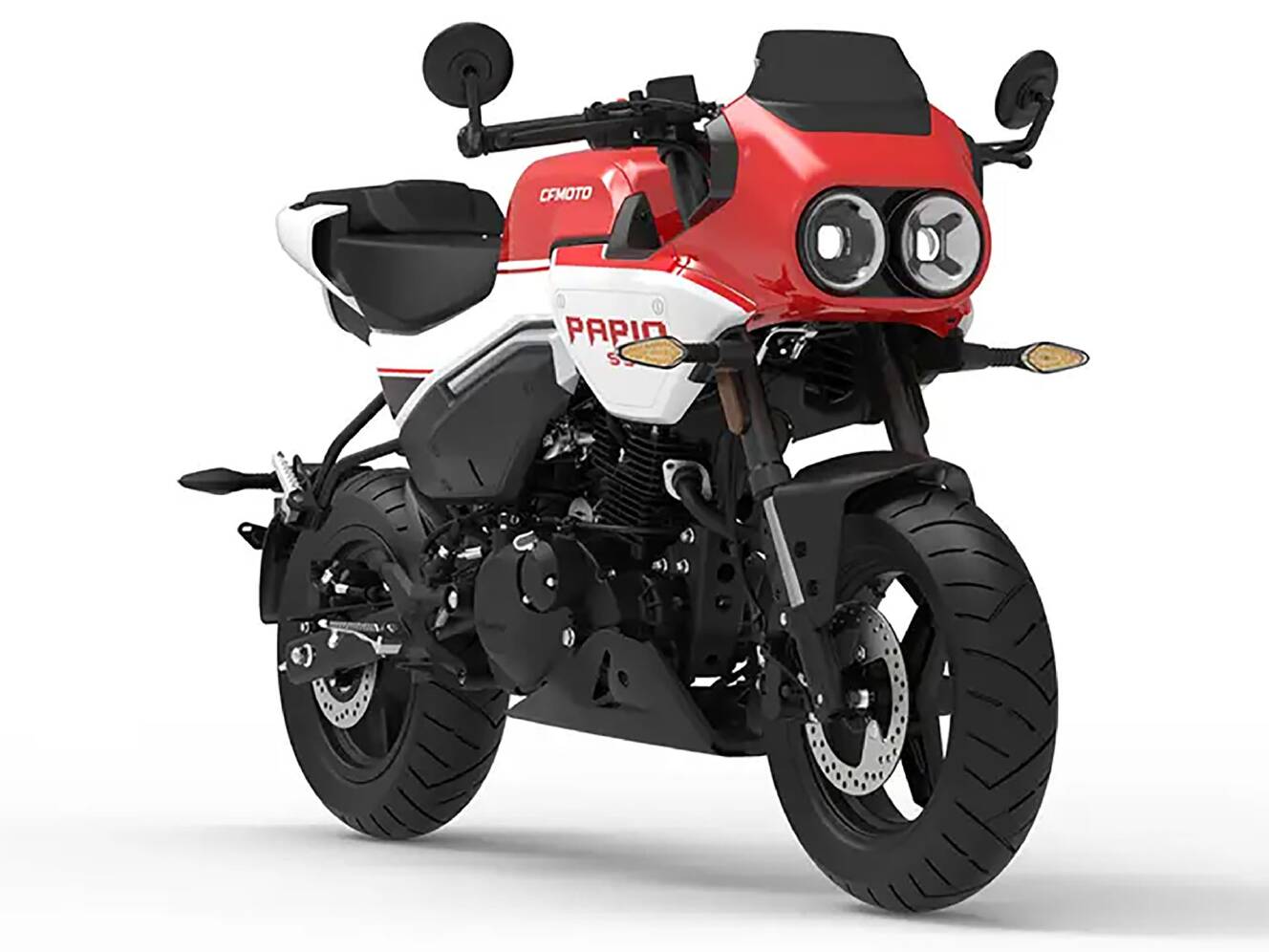 A photo of this 2025 CFMOTO Papio SS