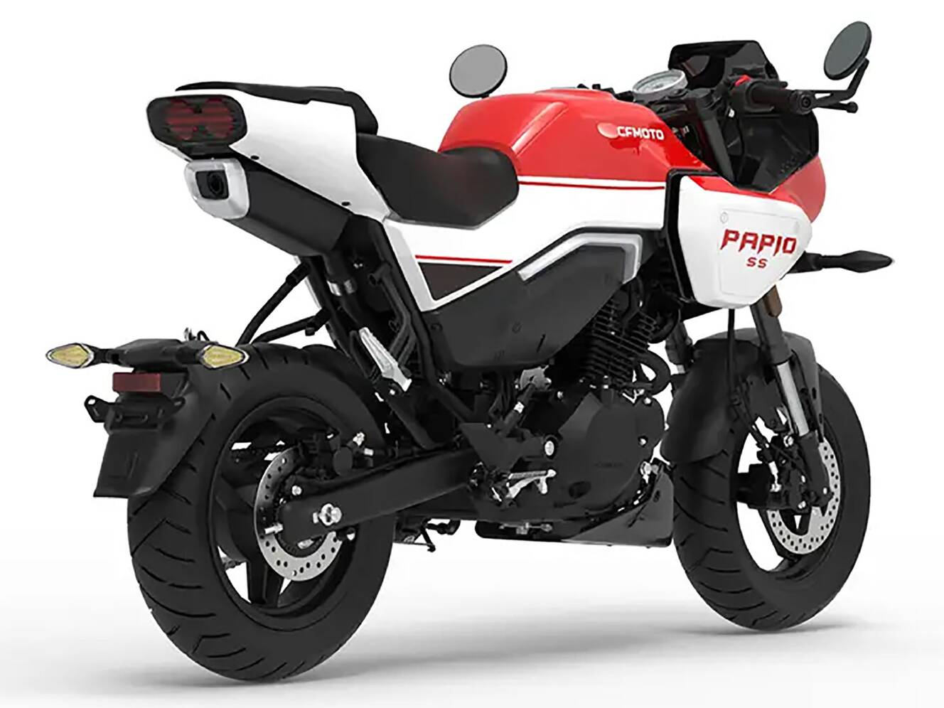 A photo of this 2025 CFMOTO Papio SS