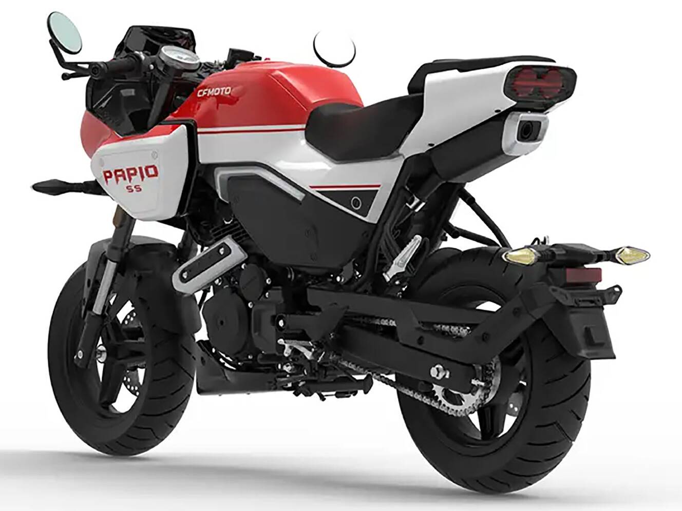 A photo of this 2025 CFMOTO Papio SS