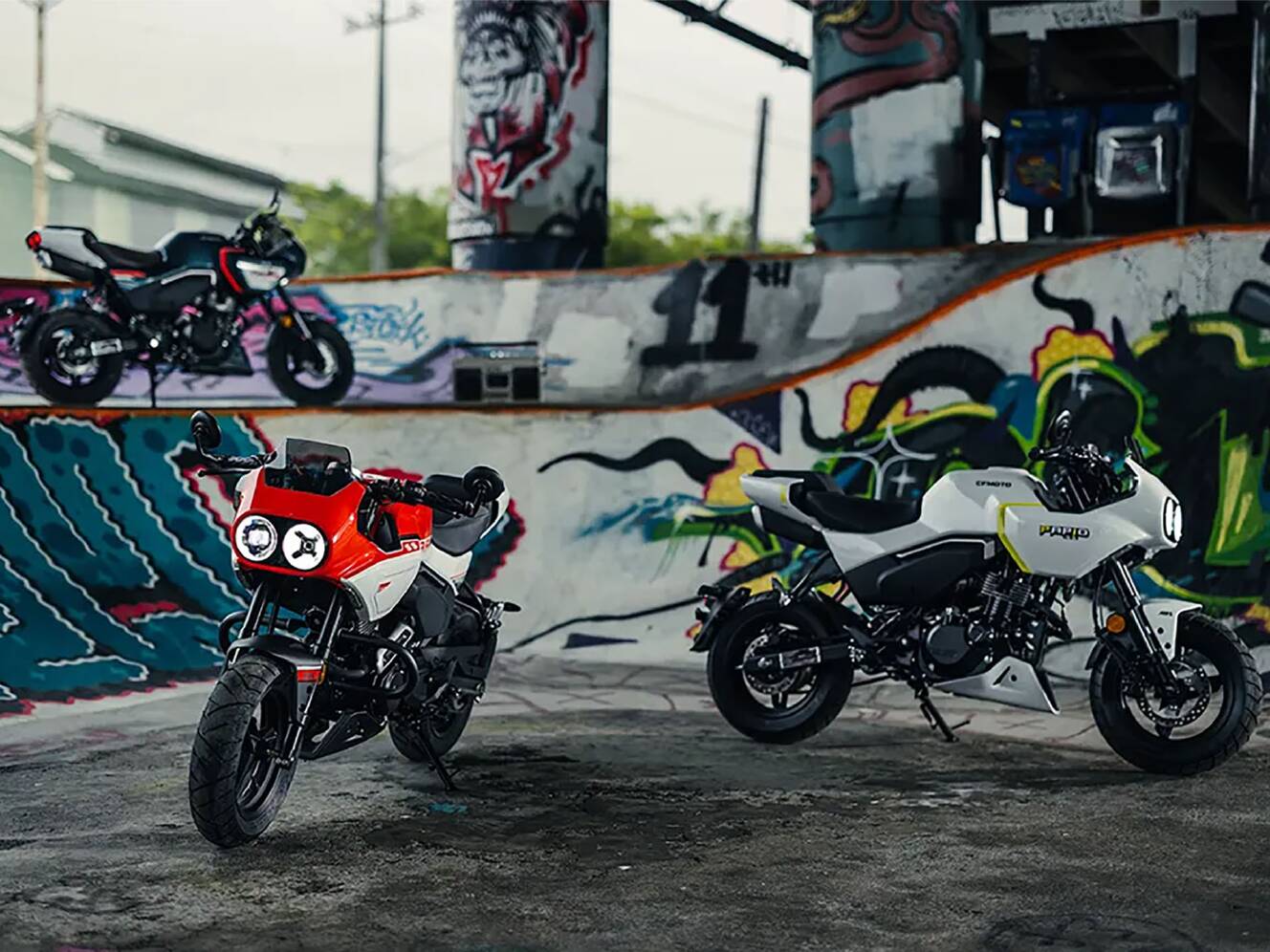 A photo of this 2025 CFMOTO Papio SS