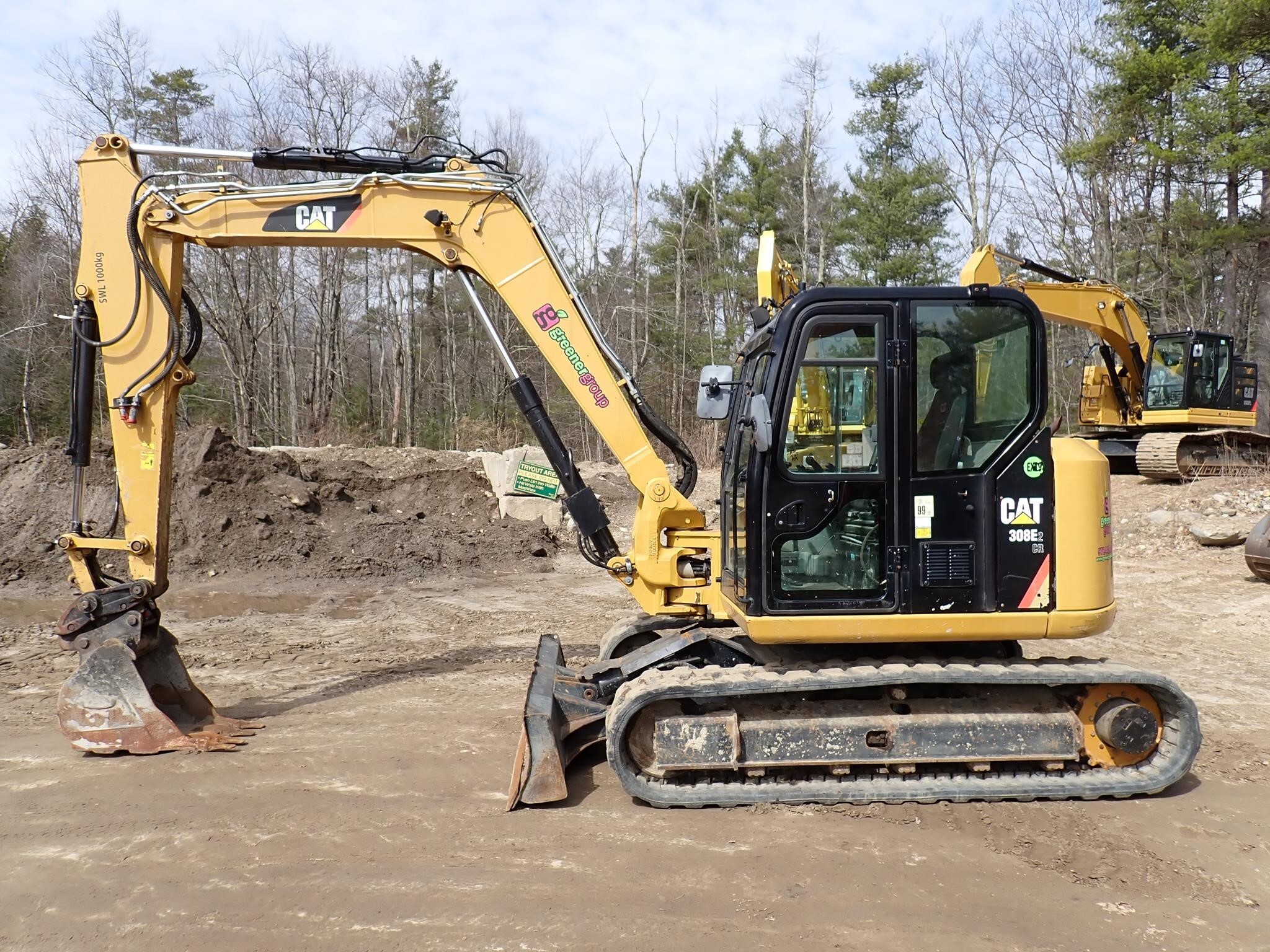 2016 CATERPILLAR 308E2 CR in Phillipston, MA