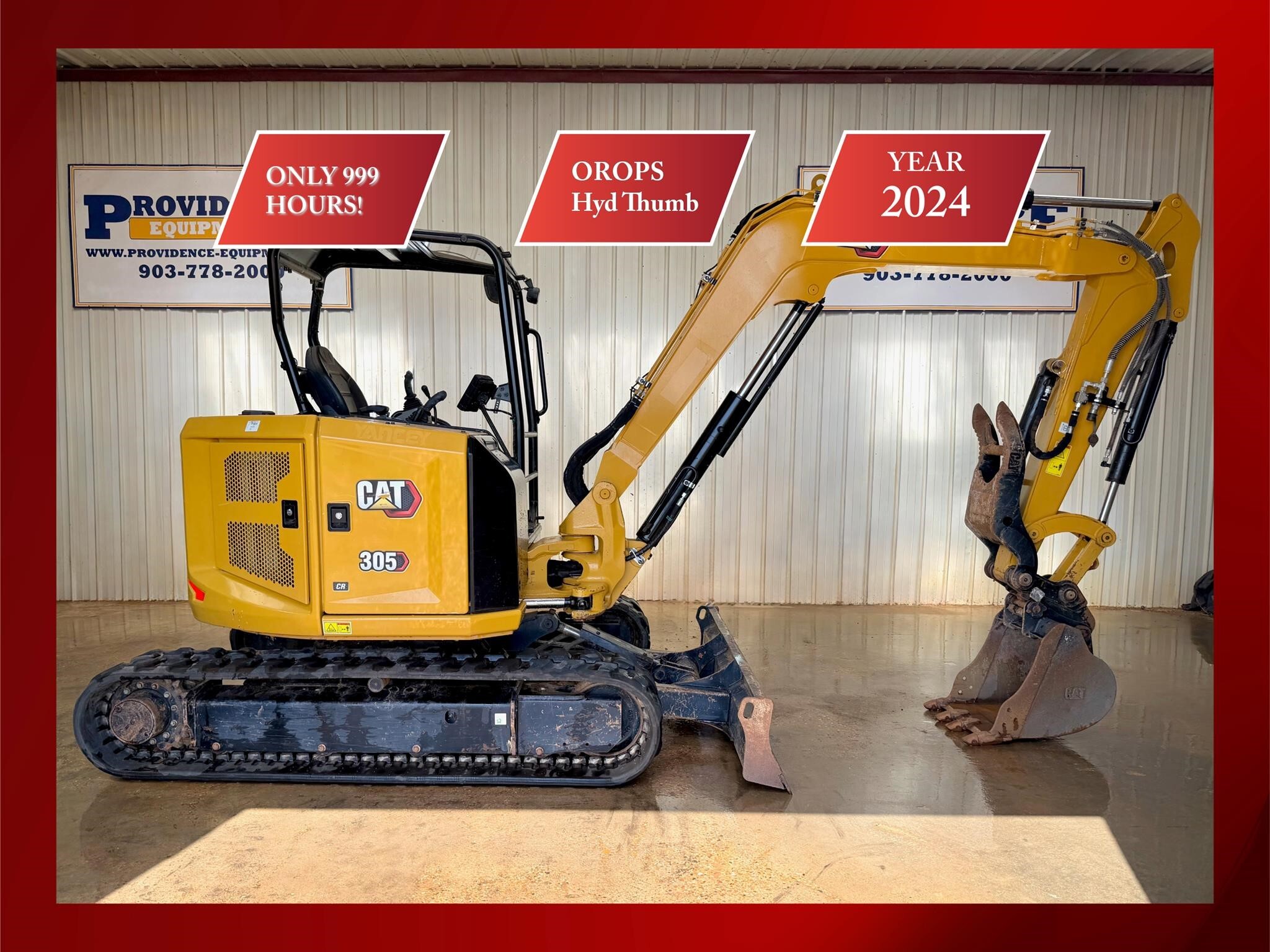 2024 CATERPILLAR 305CR in Trinidad, TX