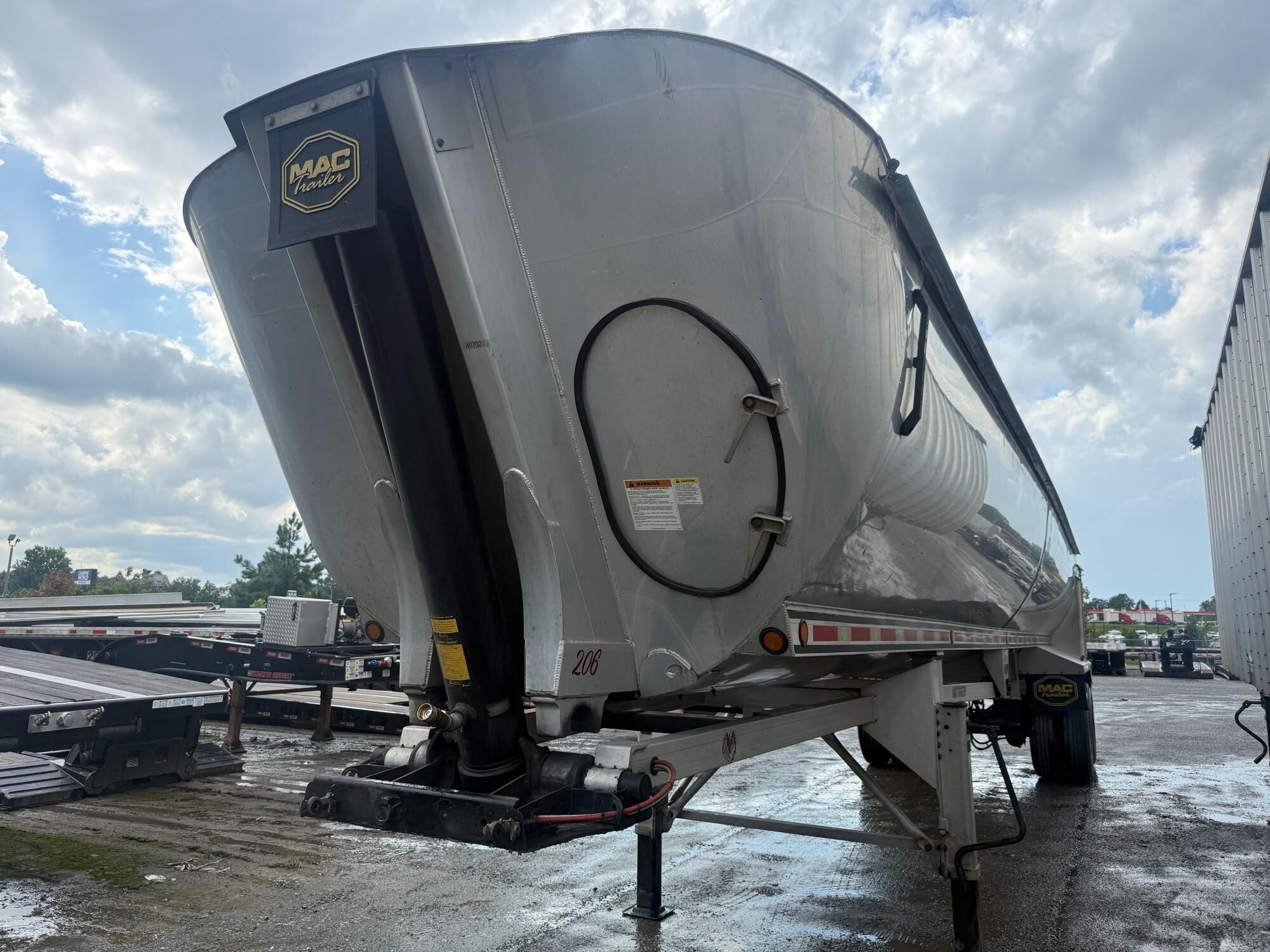 2021 MAC TRAILER MFG 39' X 96" X 60" FRAMELESS HALF ROUND DUMP in Spartanburg, SC