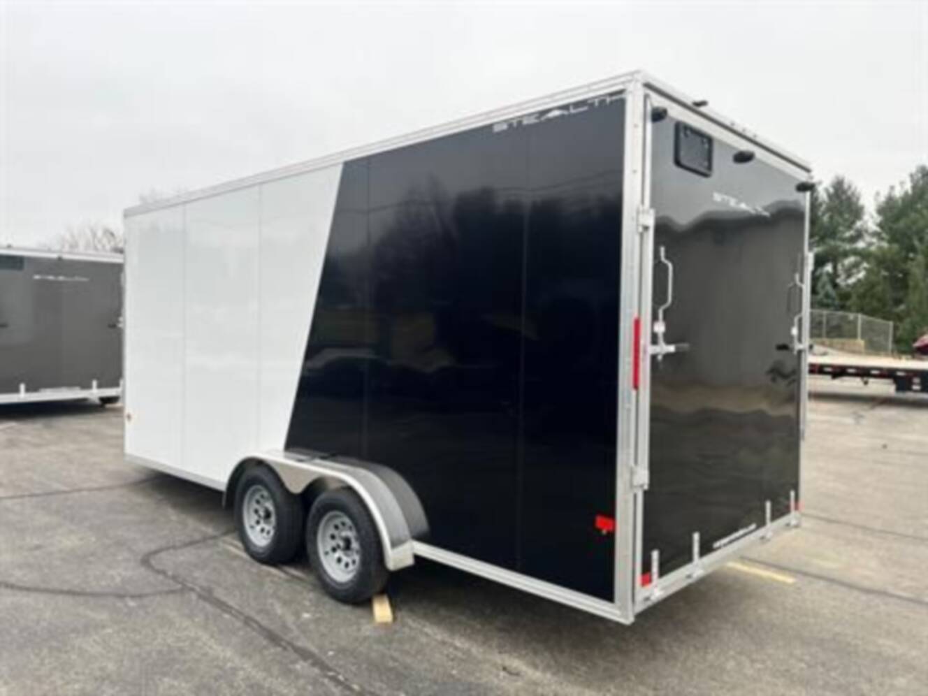A photo of this 2025 Stealth Trailers 7X18 SNOW
