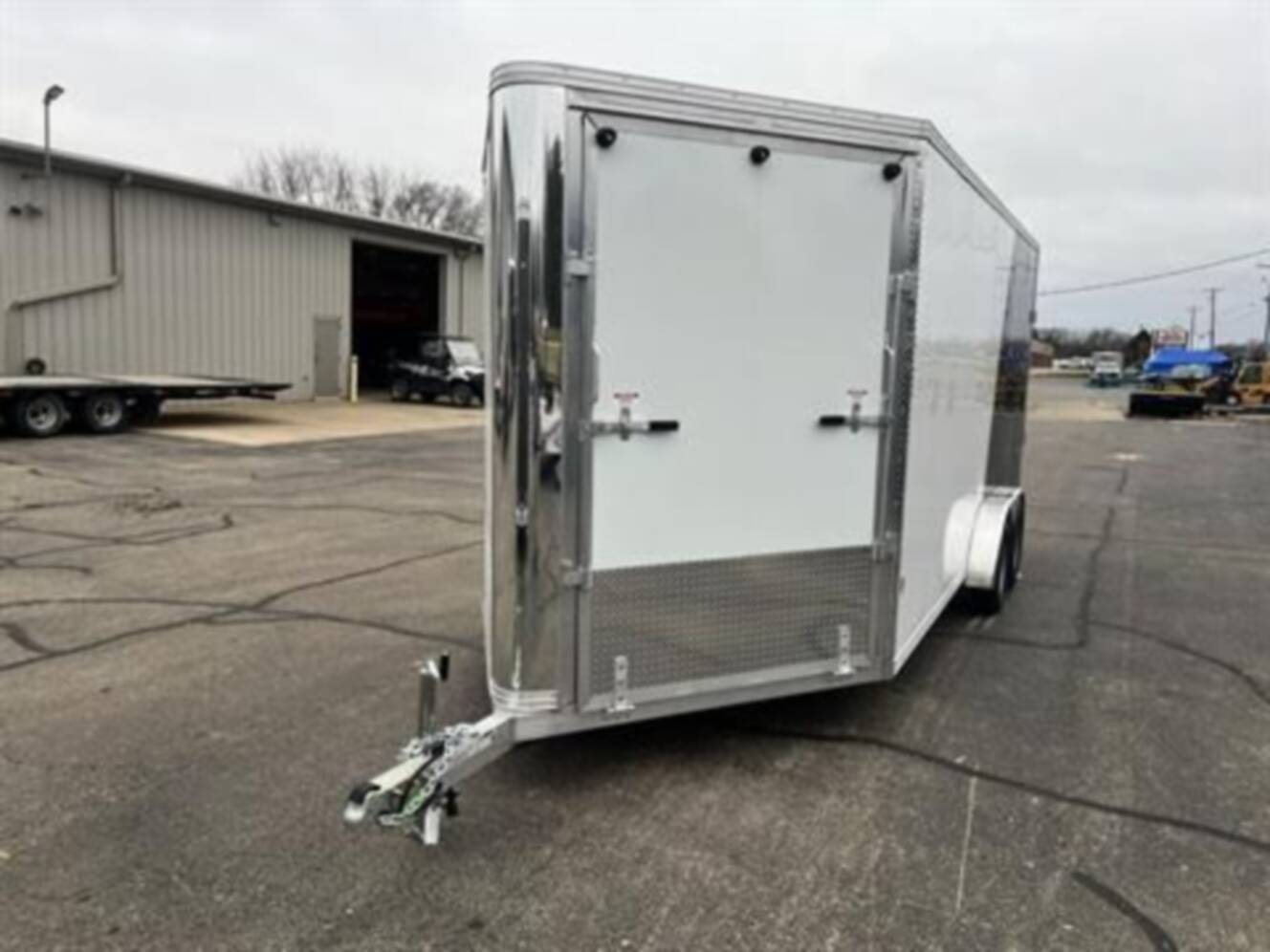 A photo of this 2025 Stealth Trailers 7X18 SNOW