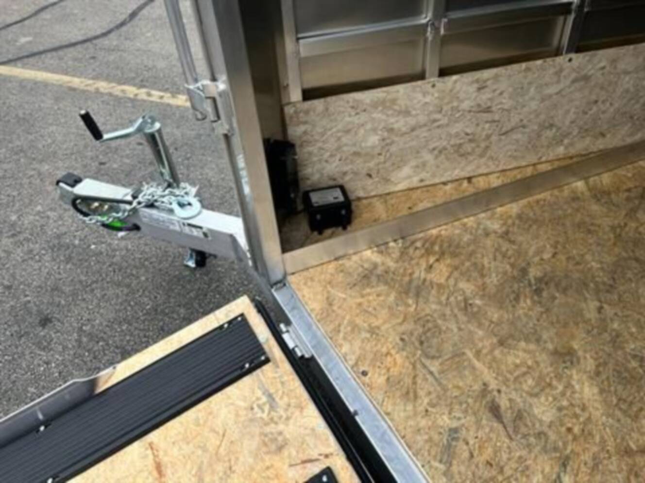 A photo of this 2025 Stealth Trailers 7X18 SNOW