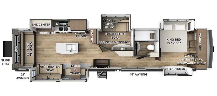 2021 Palomino COLUMBUS RIVER RANCH 392MB in twin lake MI