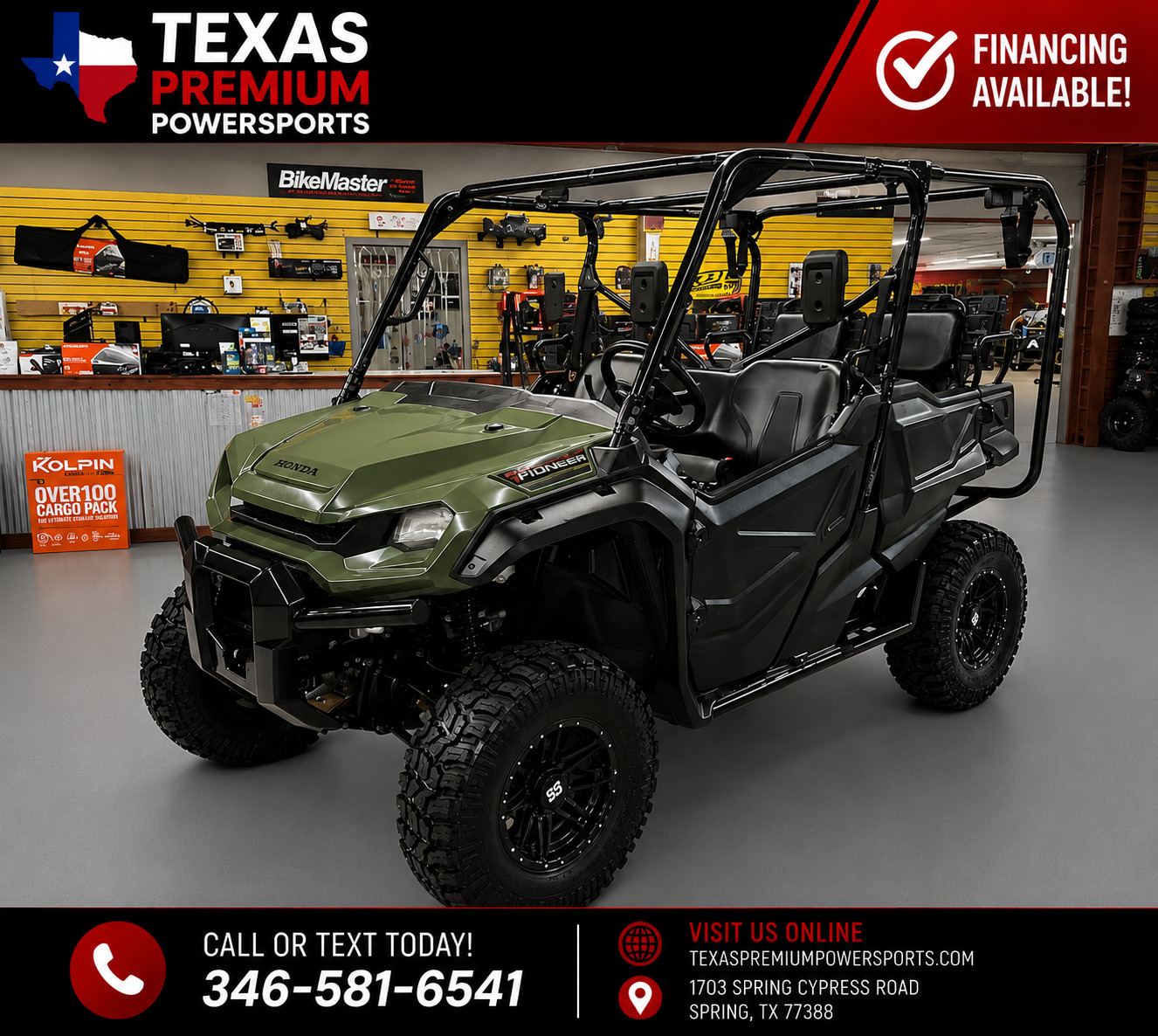 2022 Honda PIONEER 1000-5 EPS 4X4 EFI in spring TX