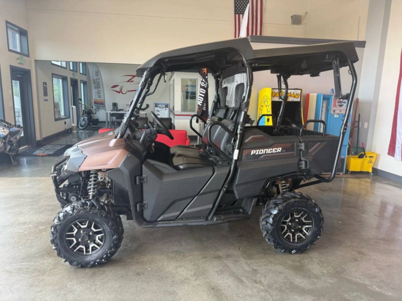 A photo of this 2021 Honda Pioneer 700-4