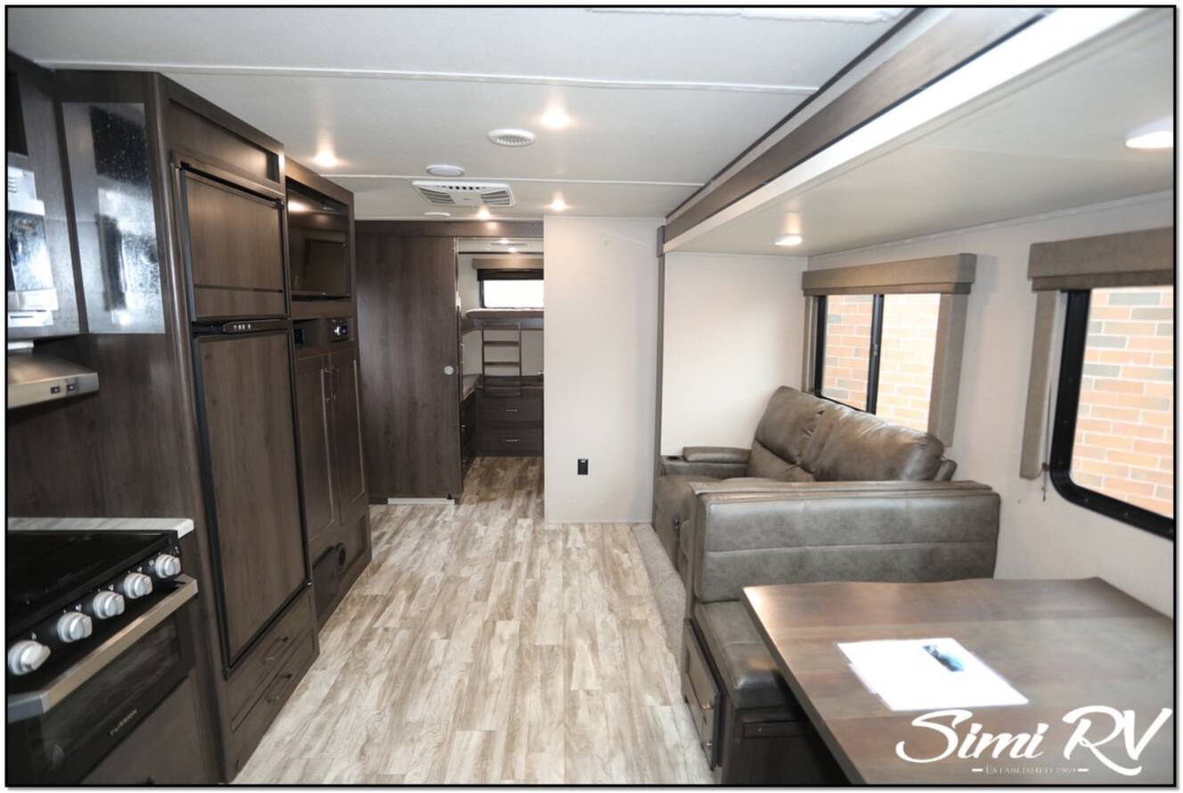 A photo of this 2021 Grand Design Transcend 32BHS