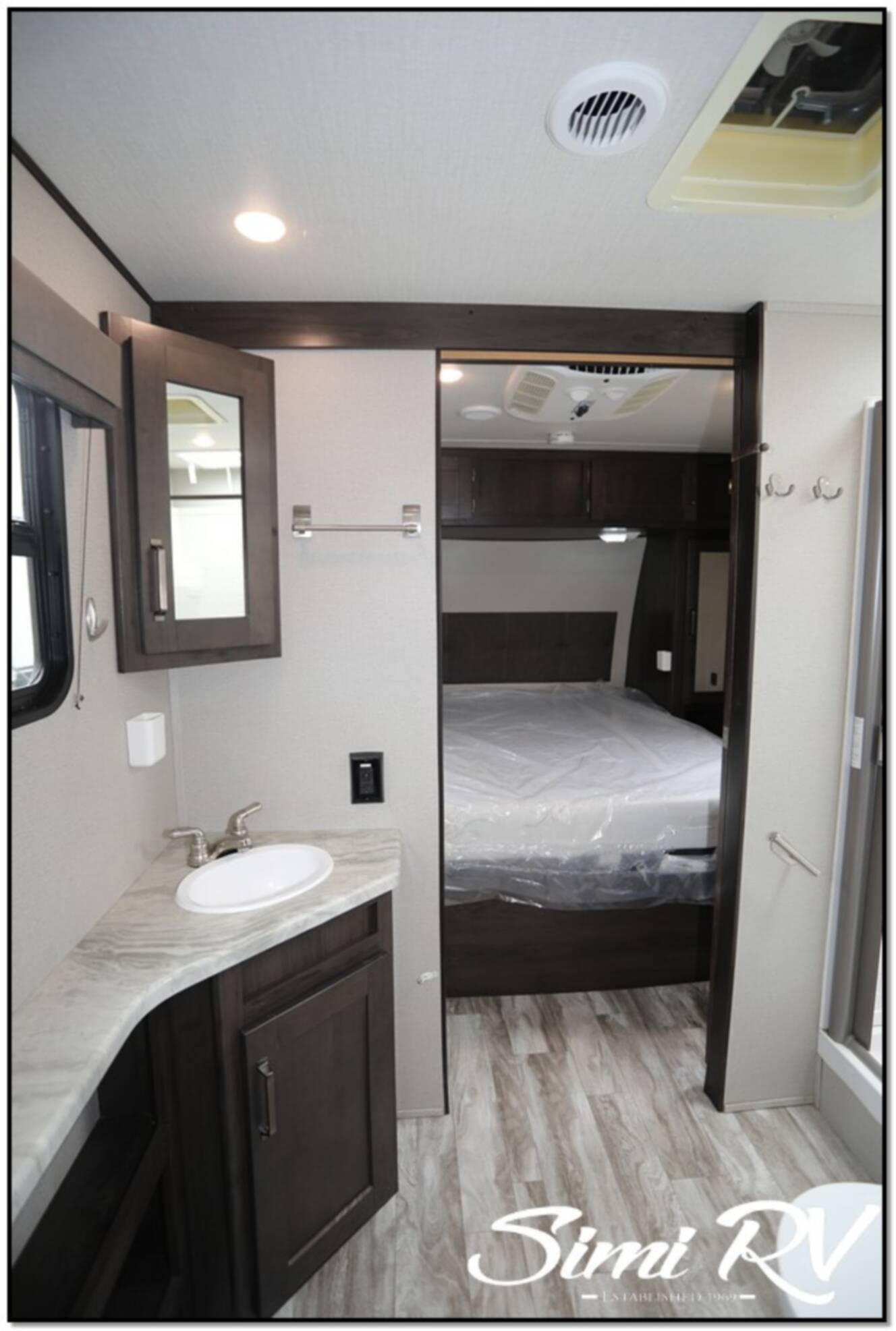 A photo of this 2021 Grand Design Transcend 32BHS
